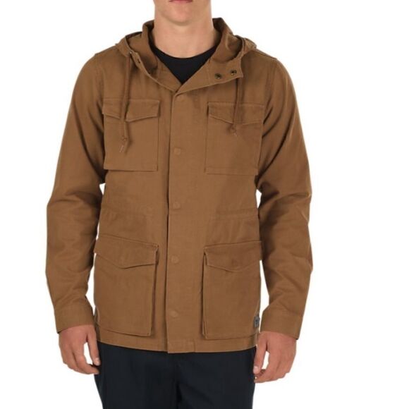 Vans Men Gaskin Jacket (Toffee) As New - Picture 1 of 9